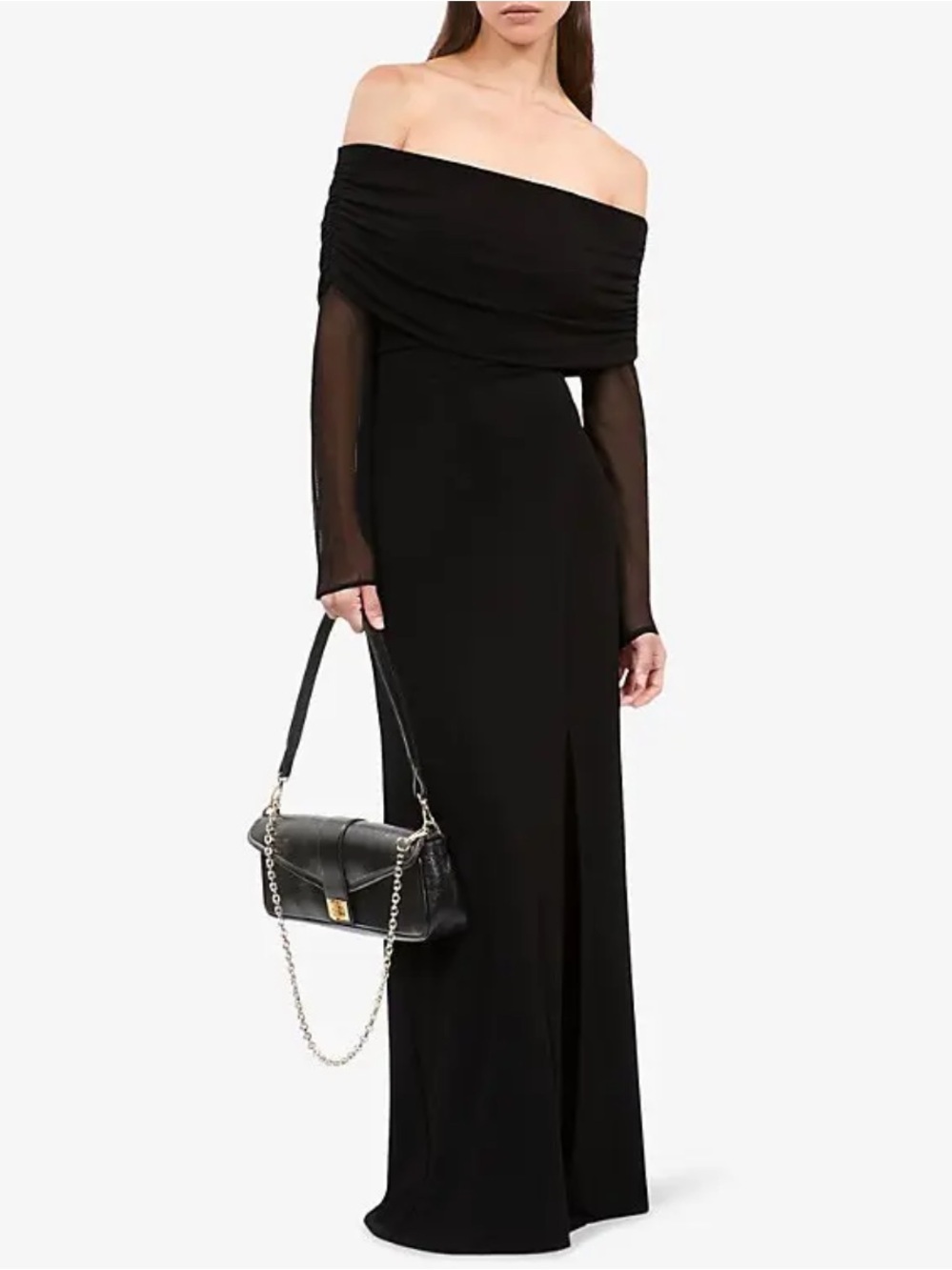 The Kooples Off-Shoulder Maxi Dress